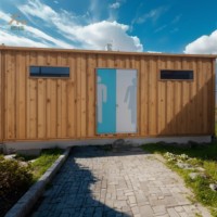 Salle de bain modulaire préfabriquée tout-en-un de luxe Salle de douche complète en acier avec toilettes pour utilisation préfabriquée