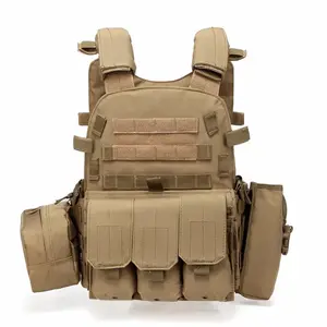 Stock Arrival Outdoor MOLLE System Vest Quick Release Tactical Protection Combination OD Plate Carrier Vest