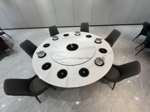 Bàn lẩu không khói thương mại Bàn lẩu nhà hàng điện bàn lẩu không khói bàn lẩu - Product Image 5