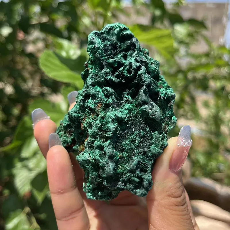 Campione minerale di pietra grezza grezza di Malachite verde naturale all'ingrosso all'ingrosso