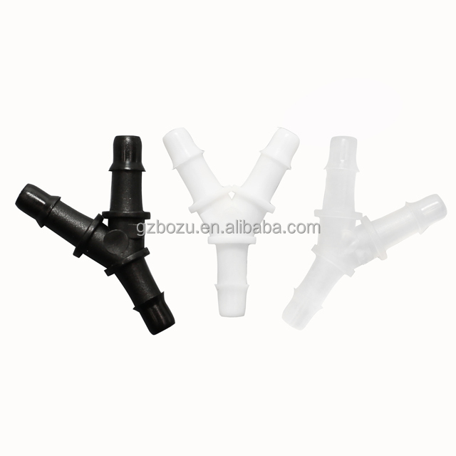Eco Solvent Inkjet Printer Spare Parts Y Type Ink Tube Connector for Uv Printer Dtf Printer Ink Pipe Connector 3*2mm/4*3mm/6*4mm