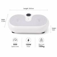 Plateforme vibrante ultra-mince pour usage domestique, masseur corporel complet, appareil de fitness sur pied