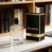Botol Parfum Kaca Bentuk Tidak Beraturan 100ml Portabel Grosir dengan Logo