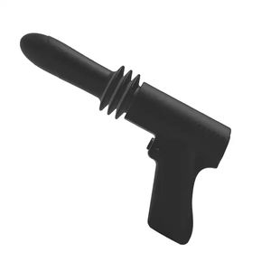 Consolador de pistola de ametralladora sexual automática erótica para adultos, masajeador de varita Av, vibrador de clítoris de mano telescópico de empuje, tapón Anal - Product Image 2