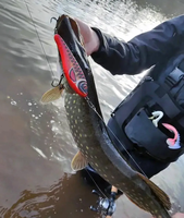 Leurres crankbait à coulée lente VTAVTA (90mm/120mm/150mm) pour la pêche au bar, au brochet et au slider, en 24 couleurs, pour la pêche en rivière