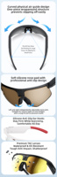 Gafas de Ciclismo con IA de Fábrica, Cámara de 8MP, Video 1080P, Traducción por IA, Audio Inalámbrico, EIS, Logotipo Personalizado, OEM, ODM