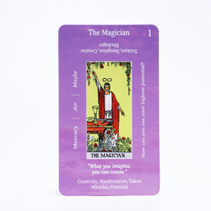 personalizada de papel grande, bolsa de tarjetas de oráculo venta, tarjetas de tarot de oráculo - Product Image 5