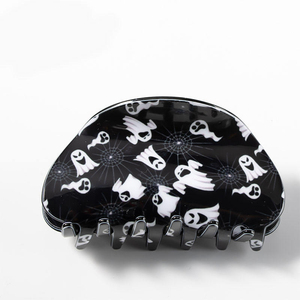 Pinzas para el Cabello de Halloween, Pinzas para el Cabello con Diseño de Calabaza, Fantasma, Esqueleto y Telaraña, Accesorios para el Cabello para Mujer - Product Image 4