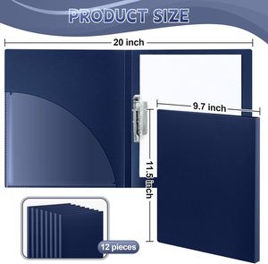 Biểu tượng tùy chỉnh trường văn phòng phẩm rõ ràng PP tài liệu tập tin thư mục với rõ ràng túi cho nộp hồ sơ tài liệu - Product Image 2