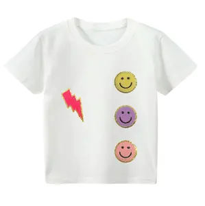 Latest hot designs fashion custom embroidery stylish cotton boys and girls T shirts for summer