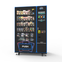 Distributeur automatique de tatouages temporaires personnalisés pour modèles de voitures, distributeur automatique de cartes à collectionner avec écran tactile et publicités classiques pour centres commerciaux