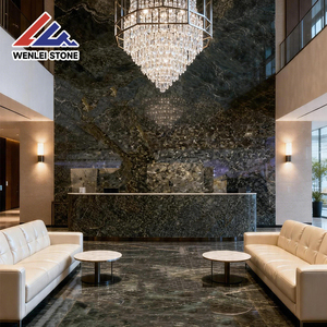 Lastra di Marmo Nero Dorato di Lusso Wenlei, Pietra Naturale con Venature Dorate per Pareti, Pavimenti, Piani di Lavoro, Cucina, Esterni e Design di Ville - Product Image 3