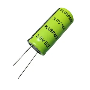 Electrical double layer energy storage capacitor 3V 50F 18x40mm Ultracapacitor Super capacitor supercapacitors EDLC gold caps