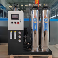 Station de traitement d'eau par osmose inverse en acier inoxydable pour la purification de l'eau pure industrielle