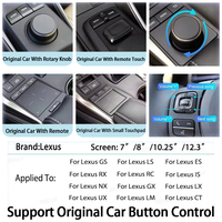 ViKNAV Nouvelle mise à niveau 8 cœurs Système Linux Boîtier décodeur Lexus GS 2009-2011 Android Auto GPS Navigation Multimédia Télécommande