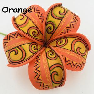 Jepit Rambut Bunga Busa Plumerial Hawaii Buatan Pulau Eva Frangipani Tiare Hibiscus Aksesoris Telinga - Product Image 4