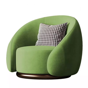 <span class=keywords><strong>Fauteuil</strong></span> <span class=keywords><strong>pivotant</strong></span> moderne GEDO, <span class=keywords><strong>fauteuil</strong></span> individuel de luxe avec structure en métal doré pour <span class=keywords><strong>salon</strong></span> - Product Image 5