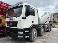 En stock, camion malaxeur à béton d'occasion XCMGs Sitrak Howo, année de fabrication 2021, 10cbm, 12cbm, 14cbm, moteur pompe EURO 6