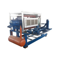 Machine automatique de fabrication de boîtes à œufs ligne de recyclage de papier de pulpe de déchets respectueux de l'environnement machine à fabriquer des plateaux à œufs