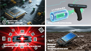 Ordinateur portable Android 12 Octa-core 2,0 GHz 11700 mAh 6,0 pouces avec lecteur <span class=keywords><strong>de</strong></span> codes-barres pour la gestion d'entrepôt en <span class=keywords><strong>stock</strong></span> - Product Image 6