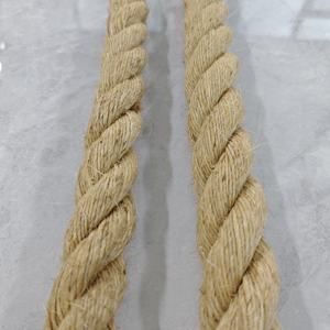12mm/18mm2 8mm/38mm 3 untai memutar tali serat Sisal alami minyak diperlakukan dengan panjang 220m/gulungan pasokan pabrik - Product Image 5