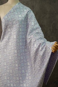 Nuevo estilo imitación Zhuang <span class=keywords><strong>brocado</strong></span> azul púrpura estampado Jacquard tela para <span class=keywords><strong>chaleco</strong></span> Tang traje joyero Color tejido tela - Product Image 2