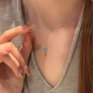 Collar de Plata de Ley S925 con Jade Transparente, Calcedonia de Alta Calidad, Diseño de Mariposa Juvenil, Colgante con Diamantes Rosa Dulce - Product Image 1