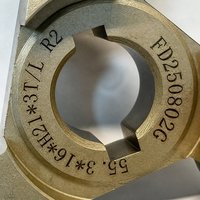 Fraise profilée à 3 dents en carbure, rayon R2, pour le travail du bois, diamètre 55 mm, alésage 16 mm, paire R L pour routeur CNC