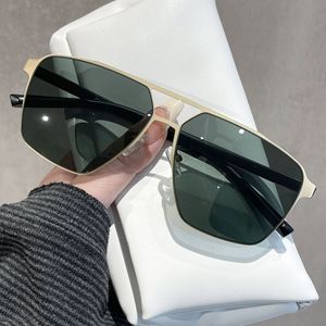 แว่นกันแดดผู้ชายแฟชั่นใหม่สีดำไนลอนโพลาไรซ์ UV400 ประเภท 3 บังแดดพลาสติกกรอบโลหะ KS-3981 - Product Image 2