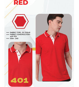 Camiseta de Tela Piqué Resistente para Hombre, 240 GSM, Tela Suave y Cómoda, Ideal para Verano, Oficina Informal y Atuendo Diario Relajado - Product Image 1