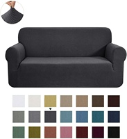 Housse de canapé extensible universelle en spandex pour salon moderne, prête à l'emploi, 2, 3 ou 4 places, ensemble de 3 pièces