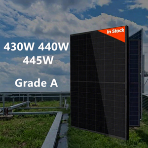 Paneles Fotovoltaicos Sunplus Superior de 430W 440W 445W, Totalmente Negros, de Media Celda, para Almacenes y Centros Logísticos, Stock en EE. UU. - Product Image 1