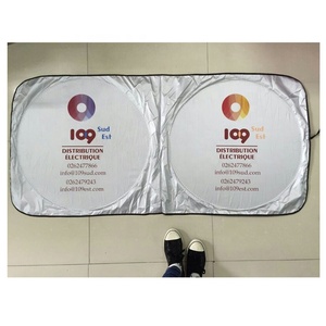 ราคาที่ดีโรงงานโดยตรงที่กำหนดเองโลโก้รถม่านบังแดด/ม่านบังแดดสำหรับรถยนต์ - Product Image 1