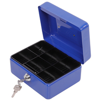 YOOBOX QX-1 Metall-Kleingeldkassette mit Schlüsselschloss für Kinder Münzaufbewahrung & Sparbox