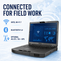Ordinateur portable robuste Getac S510 15,6 pouces 1000 Nits lisible en plein soleil Intel Core Ultra pour inspection extérieure