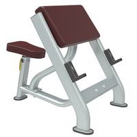 Banc de musculation professionnel KJ-1247 de qualité supérieure pour exercices assis et curls, idéal pour les salles de sport commerciales