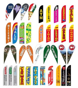 Quảng Cáo Khuyến Mại Lông Biểu Ngữ Flagswith Cực Ngoài Trời Lễ Hội Tùy Chỉnh In Lông Bãi Biển Cờ Cờ Lông Biểu Tượng - Product Image 4