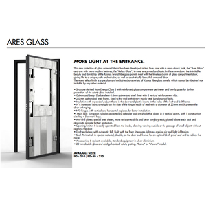 Puerta Antirrobo Blindada <span class=keywords><strong>de</strong></span> Acero Galvanizado <span class=keywords><strong>de</strong></span> 0.8mm <span class=keywords><strong>con</strong></span> Certificación ENV1627 <span class=keywords><strong>de</strong></span> Ares Glass, Rejilla <span class=keywords><strong>de</strong></span> Vidrio <span class=keywords><strong>de</strong></span> <span class=keywords><strong>Seguridad</strong></span> Reforzada para Puerta Principal - Product Image 2