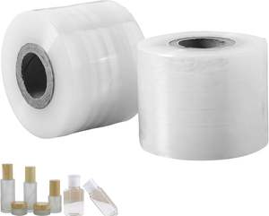 Rollo Mini de Plástico Transparente para Envolver, Grado Reforzado de Alto Brillo, 1.57in*650ft, para Embalaje, Unión y Almacenamiento de Palets en Oficina - Product Image 1