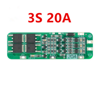 Marque d'origine 3S 20A Li-ion Chargeur de batterie au lithium PCB BMS Protection Board 18650 12.6V Lipo Cell Module Made in China