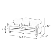 Ensemble de canapés modulaires sectionnels en cuir véritable, confortables et luxueux, pour salon, appartement, hôtel et hôpital, avec ottoman, modèle 2026