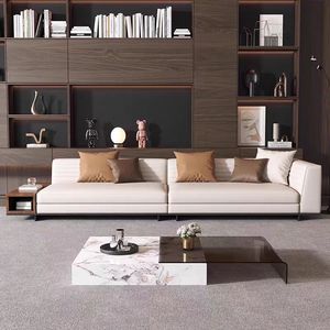 Sofá Seccional <span class=keywords><strong>de</strong></span> <span class=keywords><strong>cuero</strong></span> moderno en forma <span class=keywords><strong>de</strong></span> L sofá <span class=keywords><strong>de</strong></span> esquina <span class=keywords><strong>de</strong></span> sala <span class=keywords><strong>de</strong></span> estar <span class=keywords><strong>de</strong></span> lujo cómodo tapizado hogar Villa sofá conjunto <span class=keywords><strong>de</strong></span> muebles - Product Image 3