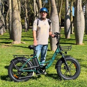 Vélo électrique Pedelec fat tire à cadre bas fabriqué en Espagne, entrepôts Espagne et Italie vélo électrique EN15194 gros UE - Product Image 6