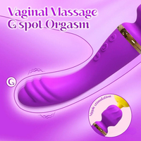 Leistungsstarker AV-Zauberstab-Dildo mit 2 Motoren, Vibrator für Frauen, G-Punkt, Vagina, Klitoris-Stimulator, Sexspielzeug für Erwachsene für Frauen