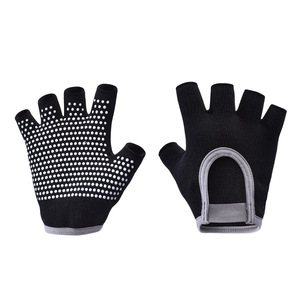 Gants antidérapants professionnels de sport et de yoga, sans doigts, respirants, à cinq doigts, pour le yoga aérien, transfrontalier - Product Image 6