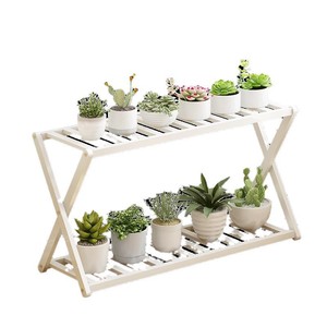 Multi Tiered Flower Stand Green Metal Plant <b>Shelf</b> For Balcony Indoor Succulent Display <b>Modern</b> Design Easy Assembly - Product Image 5