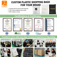 Sacs d'expédition écologiques en polyéthylène recyclé, entièrement imprimés, personnalisés, pour les boutiques de vêtements, les marques de vêtements, l'e-commerce, l'expédition en gros