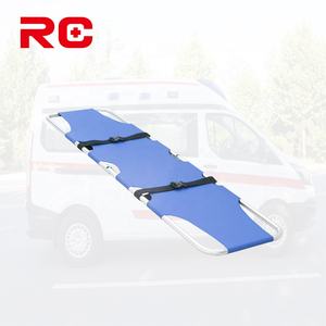 Precio de fábrica Personalizado Emergencia médica Certificado Aleación de aluminio Pacientes portátiles Transporte paralizado Camilla plegable - Product Image 2