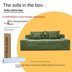 Compressed Double-layer Stripes One-piece Formed <b>Small</b>-sized Apartment Folding Vacuum Compressed - Product Image 2