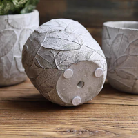 Pots de cactus succulents pour décoration intérieure et extérieure, pour la maison, le balcon, la table, le dessus, en ciment, en béton, pour fleurs